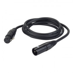 Câble de transmission de données et MIDI pour PC FL09 - DMX/AES-EBU XLR/M 3 p. > XLR/F 3 p.