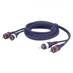 Câble LINE FL24 - 2 RCA Mâle L/R > 2 RCA Mâle L/R