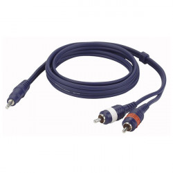 Câble LINE FL30 - Stéréo mini JACK > 2 RCA Mâle L/R