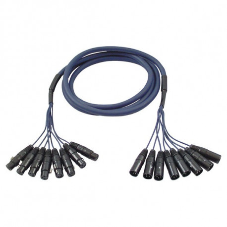 FL60 - 8 XLR/M 3 p. > 8 XLR/F 3 p.