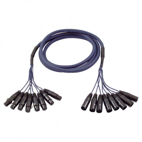 FL60 - 8 XLR/M 3 p. > 8 XLR/F 3 p.