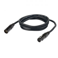 Câble de microphone FL81 - XLR/M 4p. > XLR/F 4p.