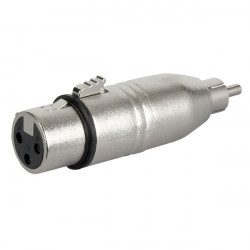 Adaptateur FLA31 - XLR F. 3p. > RCA M.