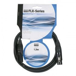Câble de microphone FLX01- bal. XLR/M 3 p. > XLR/F 3 p.