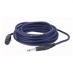 Câble LINE FS02 - JACK Mono > XLR/F 3 p., 2 x 1,5mm2