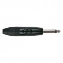 6.3mm Jack X-type Mono with black endcap