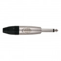 6.3mm Jack X-type Mono with black endcap