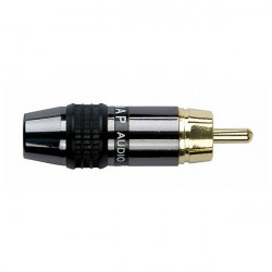RCA Connector Male, Black Housing
