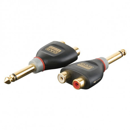 Adaptateur XGA19 - Jack/M mono > 2 x RCA/F