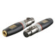 Adaptateur XGA22 - XLR/F 3p. > JACK/F Balanced