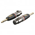 Adaptateur XGA24 - XLR/F 3p. > JACK/M stereo