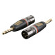 Adaptateur XGA28 - XLR/M 3p. > JACK/M stereo