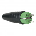 Rubber Schuko 230V/240V CEE7/VII Connector Male