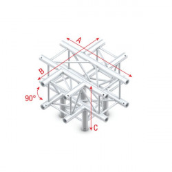 Cross + Down 5-way