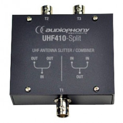 UHF410-Split - Splitter 2 en 1 IN/OUT avec connecteur BNC