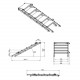 PLT-st80140 - Escalier réglable de 0,8m à 1,4m 5 marches