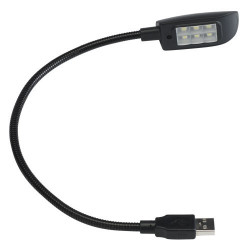 Snake16USB - Flexible à 6 LEDs COB blanches - USB
