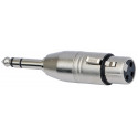 Adapter XLR female/ST.JACK