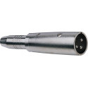 Adapter XLR male/ST.JACK female