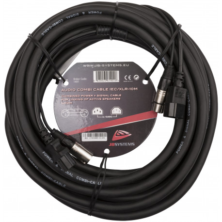 AUDIO COMBI CABLE IEC/XLR-10M Beglec