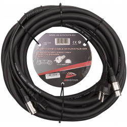 AUDIO COMBI CABLE SCHUKO/XLR-10M Beglec