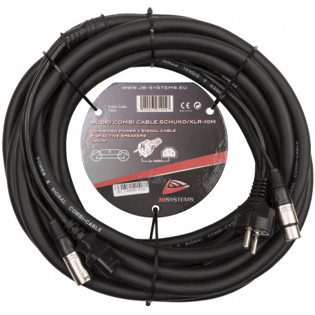 AUDIO COMBI CABLE SCHUKO/XLR-10M Beglec